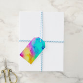 Étiquettes-cadeau Conception de fond de texture de fourrure moelleus (Avec de laficelle)