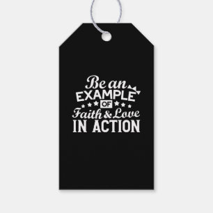 Étiquettes-cadeau Conception de la motivation chrétienne - Foi, Amou