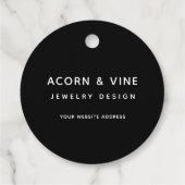 Étiquettes Cadeau Conception de marque professionnelle moderne | Noi (Dos)