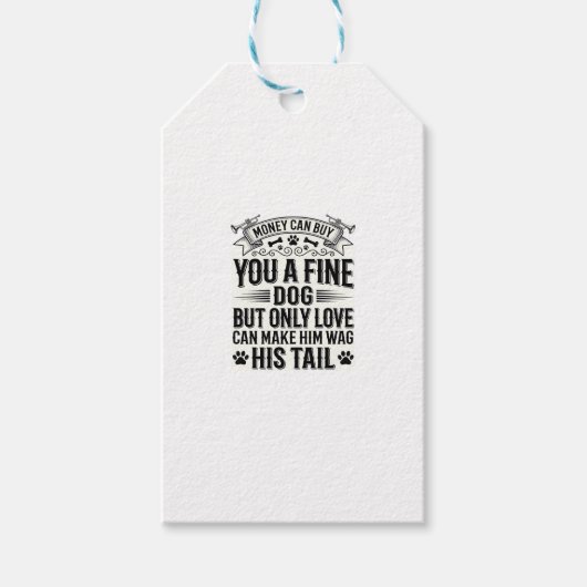 Étiquettes-cadeau Conception de typographie de citation d'amant de c (Devant)