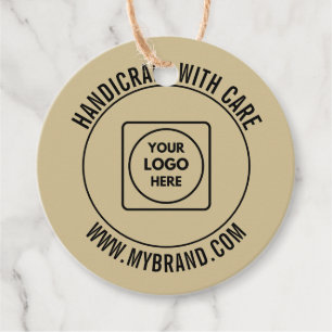 Étiquettes Cadeau Conception d'étiquette de prix de logo de cercle d