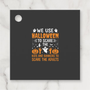 Étiquettes Cadeau Conception d'Halloween pour effrayer les enfants e