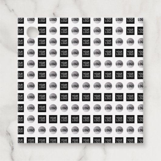 Étiquettes Cadeau Conception du Motif du logo géométrique 2 (Devant)