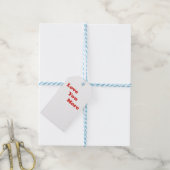 Étiquettes-cadeau Conception minimale d'amour plus (Avec de laficelle)