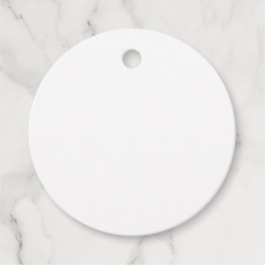 Étiquettes Cadeau Conception simple blanche personnalisée Ajouter un (Devant)