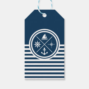 Étiquettes-cadeau Conception thématique marine