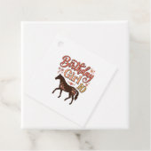 Étiquettes Cadeau Conception vectorielle florale de cheval 10 pour f (En situation)
