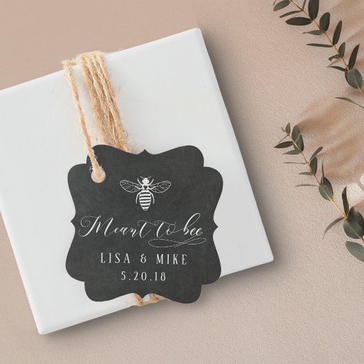 Étiquettes Cadeau Conçu pour le Mariage de miel d'abeille