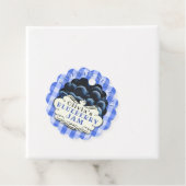 Étiquettes Cadeau Confiture de bleuet artisanale (En situation)