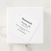 Étiquettes Cadeau Confiture de fraise maison faite avec amour ajoute (En situation)