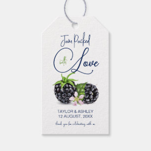 Étiquettes-cadeau Confiture emballée avec de l'amour Blackberry Frui