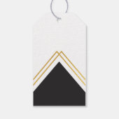 Étiquettes-cadeau Congrats modernes Faux Foil (Dos)