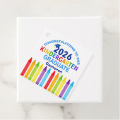 Étiquettes Cadeau Congratulations Kindergarten Graduate Custom Party (En situation)