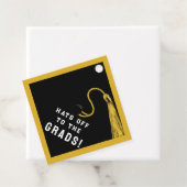 Étiquettes Cadeau Congrès de la Gold Graduation (En situation)