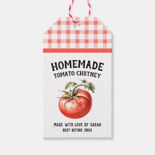 Étiquettes-cadeau Conserve de Tomate Comestible Faite Maison Modifia