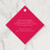 Étiquettes Cadeau Conserver la framboise confiture rouge pot produit (Dos)