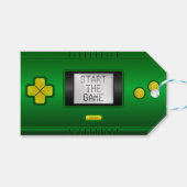 Étiquettes-cadeau Console de jeux vidéo retro inspirée (Devant (Horizontal))