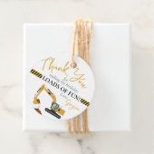 Étiquettes Cadeau Construction Digger Boy Anniversaire Fête Merci (En situation)