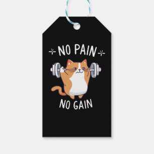 Étiquettes-cadeau Construisons du Muscle ! C'est l'heure de la gym !