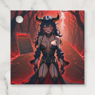 Étiquettes Cadeau Contact de Succube au Carrefour : Anime Lilin Démo