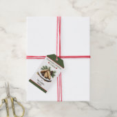 Étiquettes-cadeau Cookie de Noël Rustique (Avec de la ficelle)