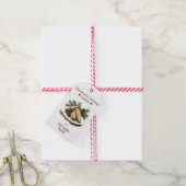 Étiquettes-cadeau Cookie de Noël Rustique (Avec de la ficelle)