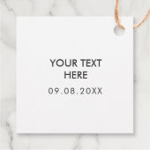 Étiquettes Cadeau Cookie mariage Favoriser, Nous Aimons Les Cookies (Dos)