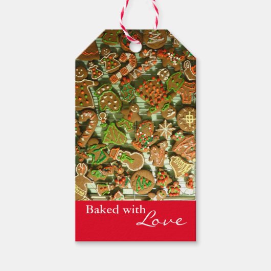 Étiquettes-cadeau Cookies de Noël 3 (Devant)