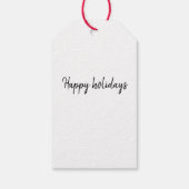 Étiquettes-cadeau Cookies de Noël en pain d'épice (Dos)