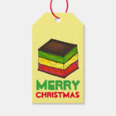 Étiquettes-cadeau Cookies de Noël italiens Rainbow Seven Layer (Devant)