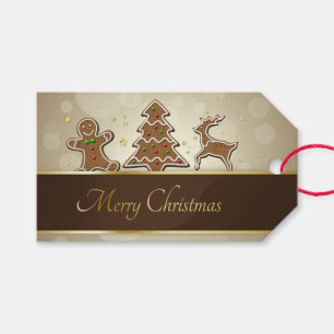 Étiquettes-cadeau Cookies de pain d'épices