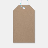 Étiquettes-cadeau Cookies Whimsical Typography et Gingerbread (Dos)