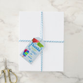 Étiquettes-cadeau Cool de la fête populaire Ices Merci bleu (Avec de laficelle)