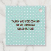 Étiquettes Cadeau Cool et Fille Spa (Dos)