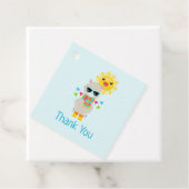 Étiquettes Cadeau Cool Llama et souriant Kawaii Sun Merci (En situation)
