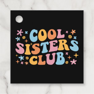 Étiquettes Cadeau Cool Sisters Club III