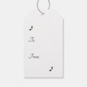 Étiquettes-cadeau Copper Shine Music (Dos)