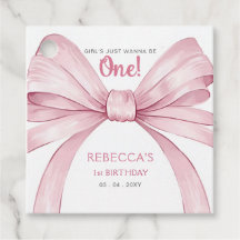 Coquette Bow rose Premier anniversaire