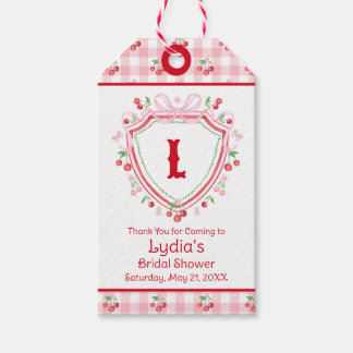 Étiquettes-cadeau Coquette Cerise Enterrement de Vie de Jeune Fille