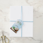 Étiquettes-cadeau Coquito Coconut Tropical (Avec de laficelle)