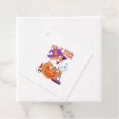 Étiquettes Cadeau Corgi Halloween (En situation)