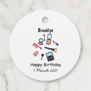 Étiquettes Cadeau Cosmétique / maquillage illustration