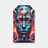 Étiquettes-cadeau Cosmic+Mosaic+Face (Dos)