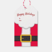 Étiquettes-cadeau Costume du Père Noël (Devant)