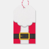 Étiquettes-cadeau Costume du Père Noël (Dos)