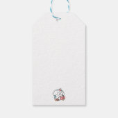 Étiquettes-cadeau Cosy Puppy Dreams - Chocolat chaud et Noël (Dos)