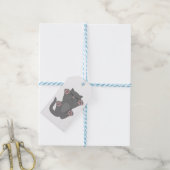 Étiquettes-cadeau Couchage de chat (Avec de laficelle)
