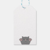 Étiquettes-cadeau Couchage de chat (Dos)