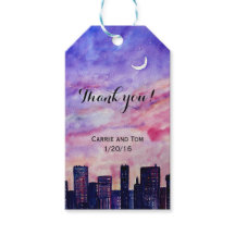 Coucher de soleil dans la ville