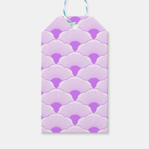 Étiquettes-cadeau Coucher de soleil, violet tonique, texture béton